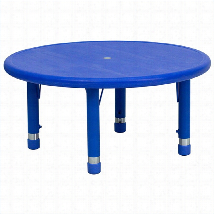 Flash Furniture Round Acitvity Qble In Blue-333 Inch