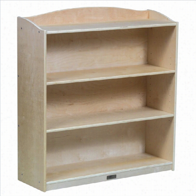 Guidecraft Birch 36 High Single-sided Bookcase