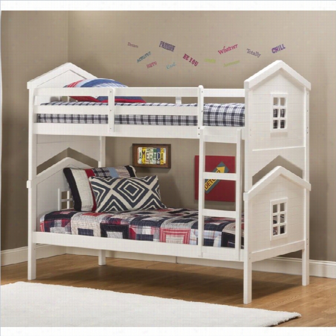 Hillsdaoe House Bunk Bed In White