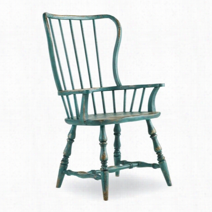 Hooker Furniture Sanctuary Spindledining Chair In Blue