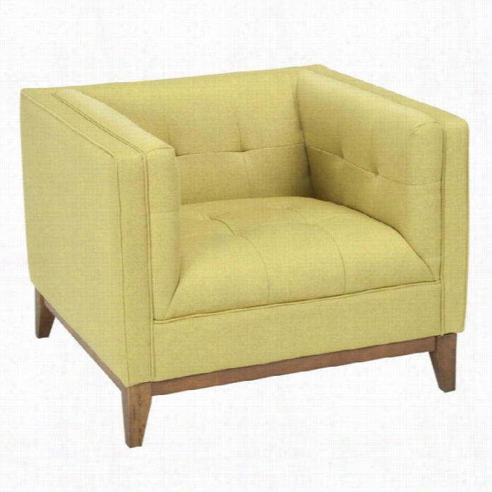 Moe's Pancini Upholstered Club Chair In Green