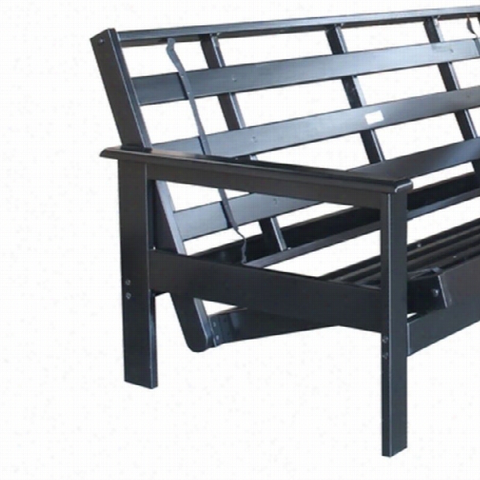 Night And Day Aobany Full Wood Futon Fabricate In Black