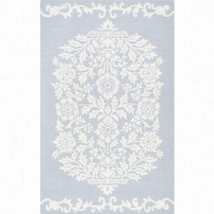 Nuloom  7' 6 X 9' 6 Hand  Looped Shirley Rug In Blue