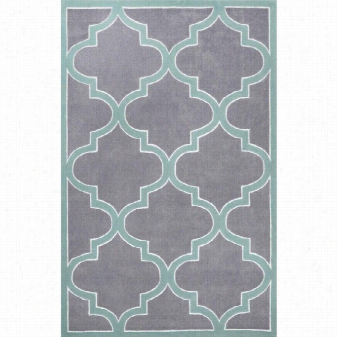 Nuloom 7'6 X 9'6 Hand Tufted Fez Rug In Light Green