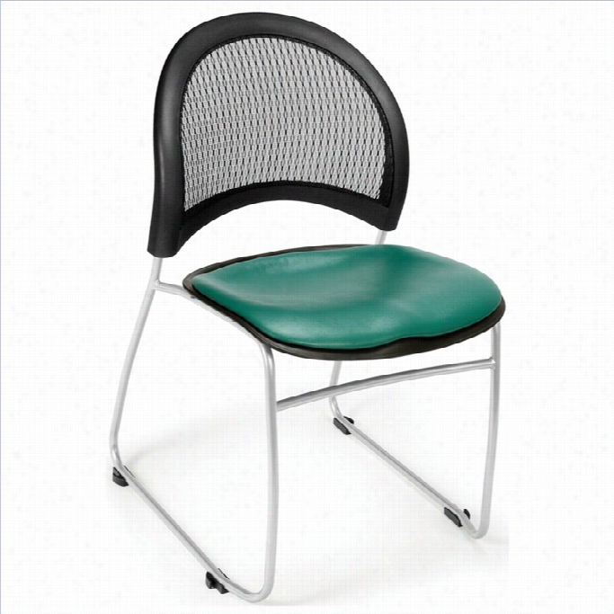 Ofm Moon Stack Stzcking Chair In Sprout