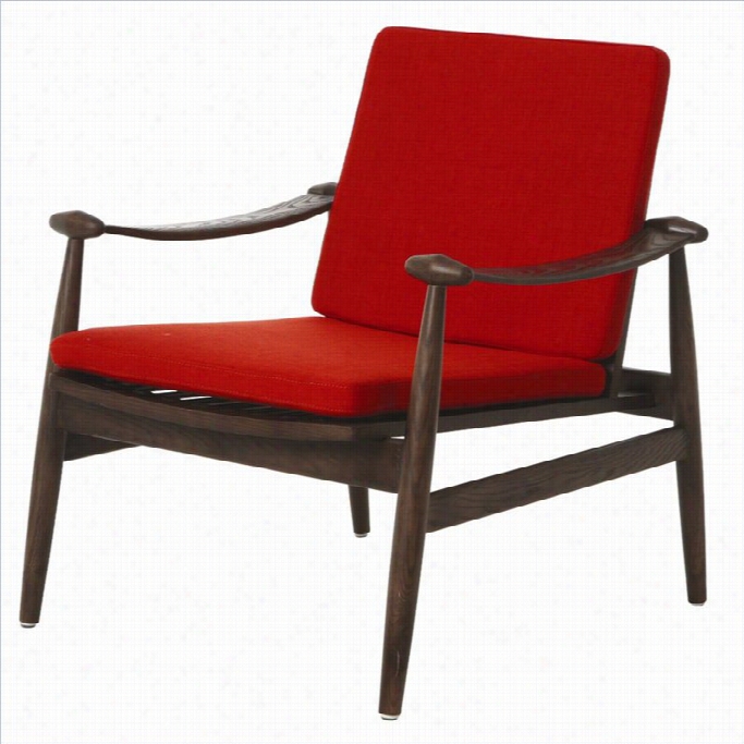Pastel Furniture Freeport Upholstered Arrm Chair In Red