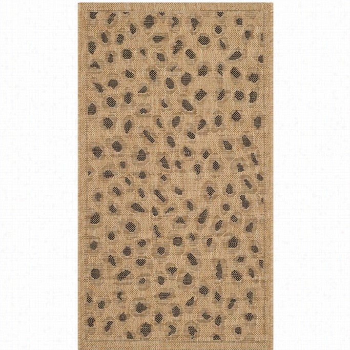 Safavieh Courtyard Natural Indoor Outdoor Rug - 2' X 3'7