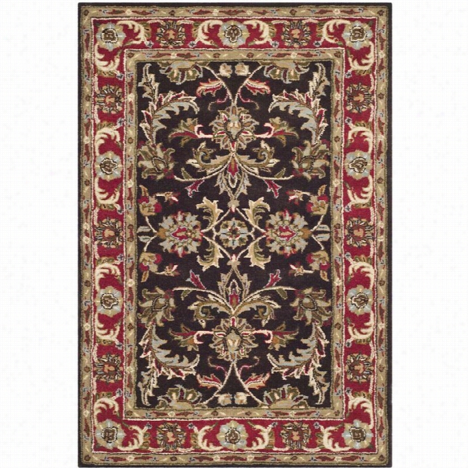 Safavieh Heritage Choco Late Traditional Rug - 5' X 8'