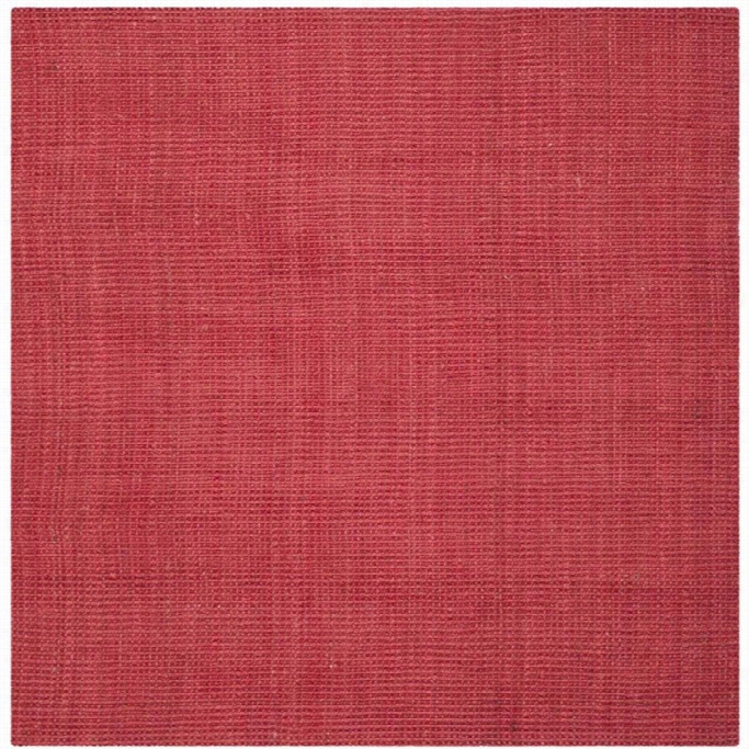 Safavieh Natural Fiber Red Are Arug - Square 4'