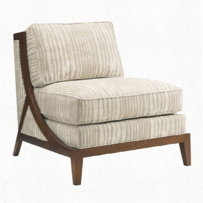 Tommy Bahama Island Fusion Tasman Ffarbic Chair In Grey And White