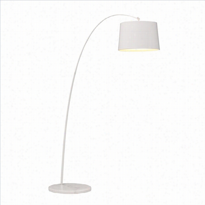 Zuo Twisty Flopr Lamp In White