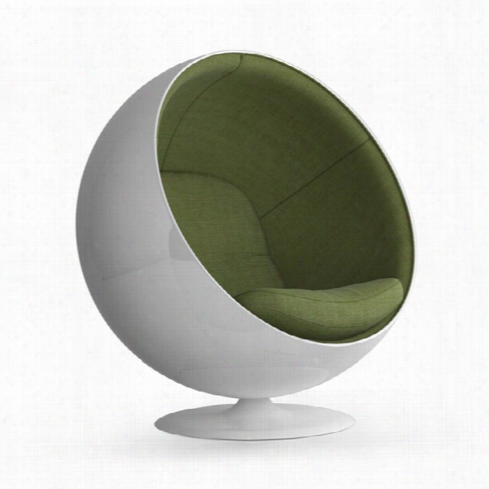 Aeon Furntiure  Luna Lounge Dining Chairman In White And Green