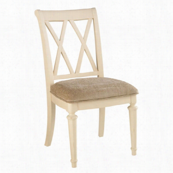 American Drew Camden Splat Back Dining Chair In Buttermilk