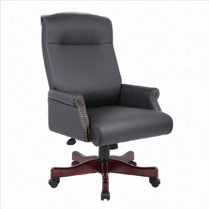 Boss Office Products Caressoftplu S Executive Office Chair In Black
