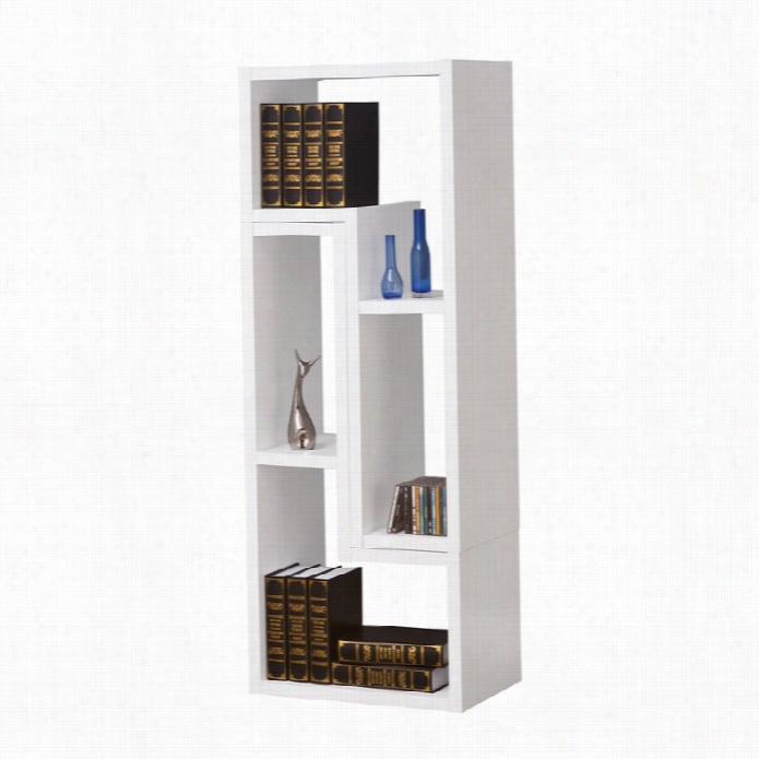 Coaster Wood Bookcase In White