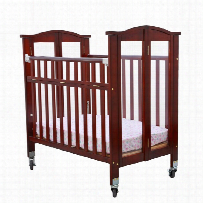 Dream On Me Affinity Ultra Plait Portable Crib In Cherry