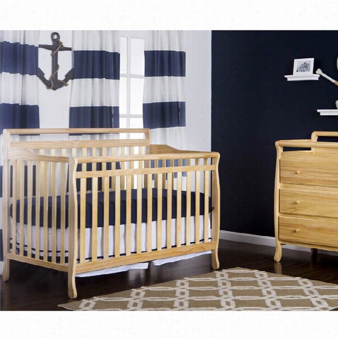 Dream On Me Liberty 5-in-1 Convertible Crib In Natural