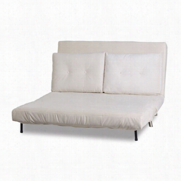 Gold Sparrow Tampa Fabric Sleeper Sofa In Ivory