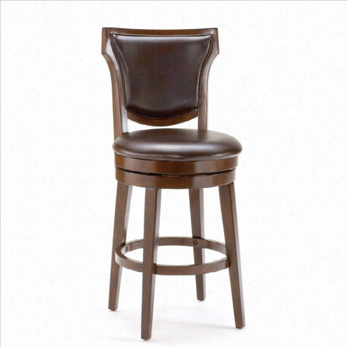 Hillsdale Country Heights 30 Swivel Bar Stool In Rustic Chery