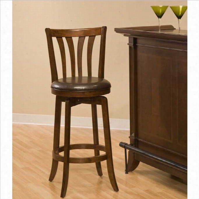 Hillsdale Savaja 25 Swivel Counter Stool In Cherr