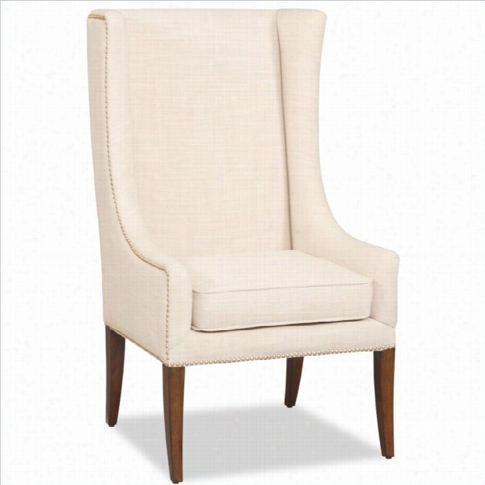 Hooker Furniture Preston Ridge Fabric Accent Arm Chair In White