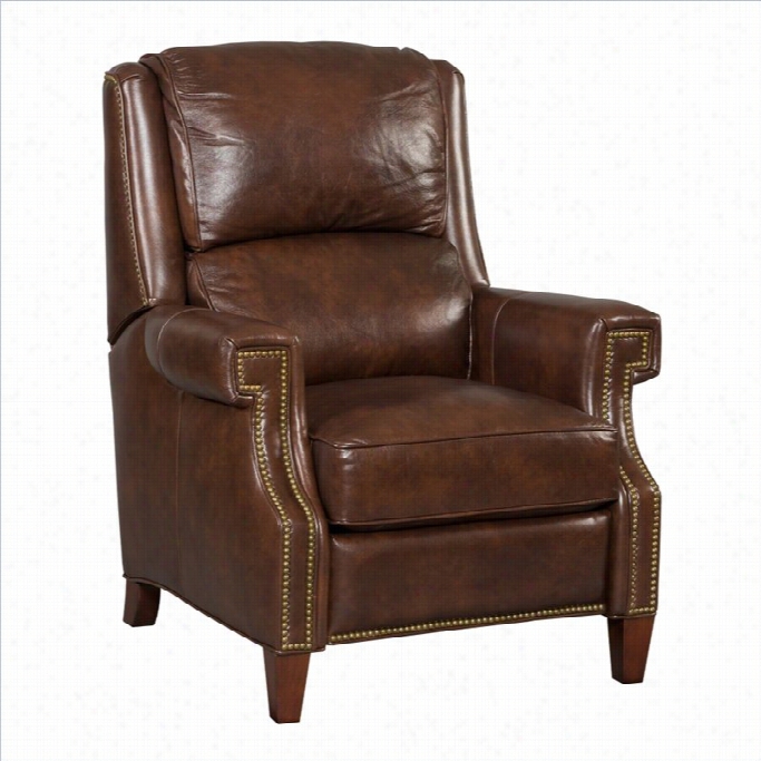 Hoooer Furniture Seven Seas Leather Recliner Chair In Omega Driftwood