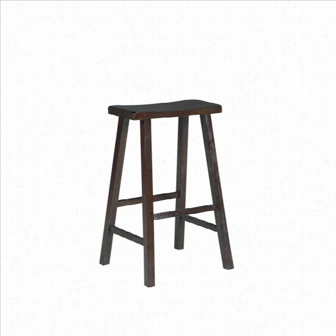 Internationla Concepts Saddlbeack 29 Counter Bar Stool In Wa1nut