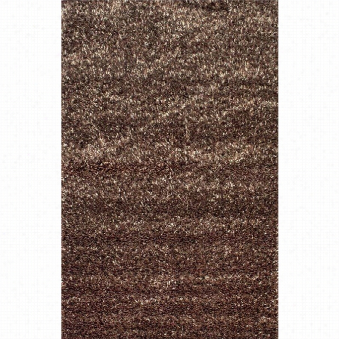 Nuloom5 ' X 8'  Shalanda Shaggy Rug Indark Brown