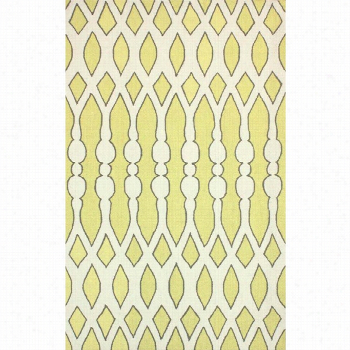 Nuloom 7' 6 X 9' 6 Hand Hhooked Amaganse Tt  Rug In Lemon Lime