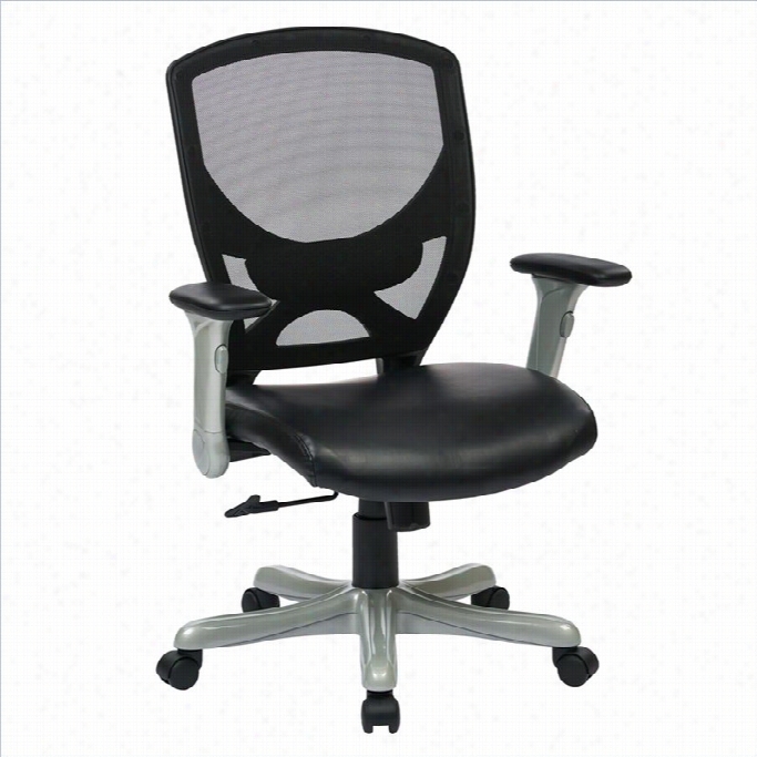 Office Tsar Emm Succession Woven Mesh Back Company Chair In Si Lver And Black