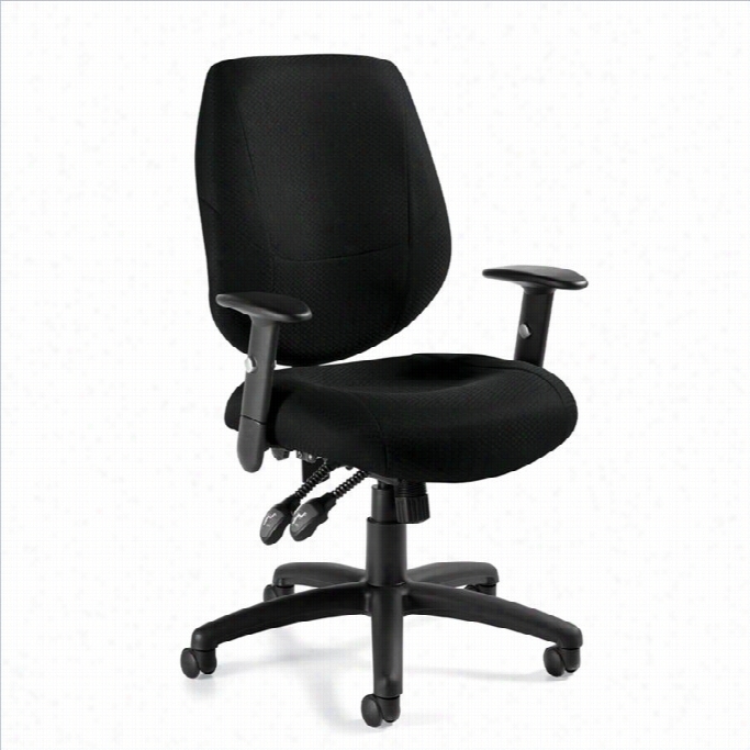 Office S Tto Go Adjustable Ergonomic Office Chair In Black