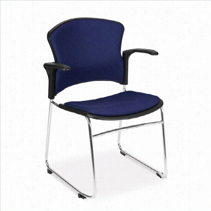 Ofm Multi-use Fabric Seat And Back Stack With Arms In Ships Of War