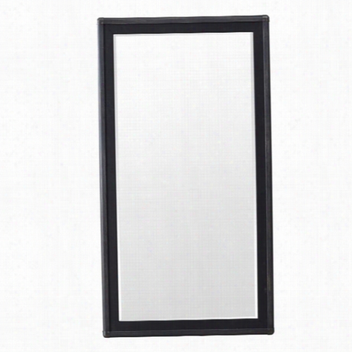 Pulaski Vi Ntage Tempo Floor Mirror In Black