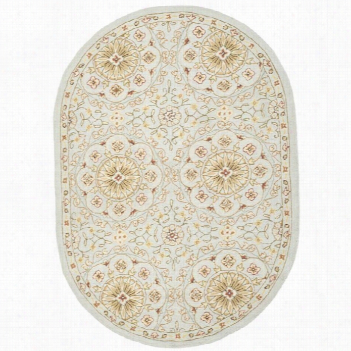 Safavieh Chelsea Oval Rug In Teal / Green