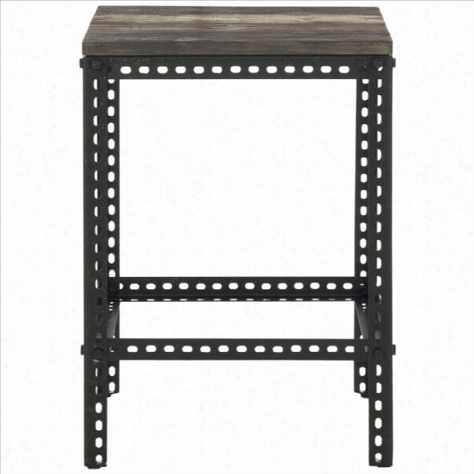 Safavieh Clayton Fir Wood End Table In Ark Brown