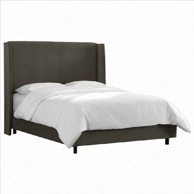 Skyline Furniture Bed In  Charcoal-full