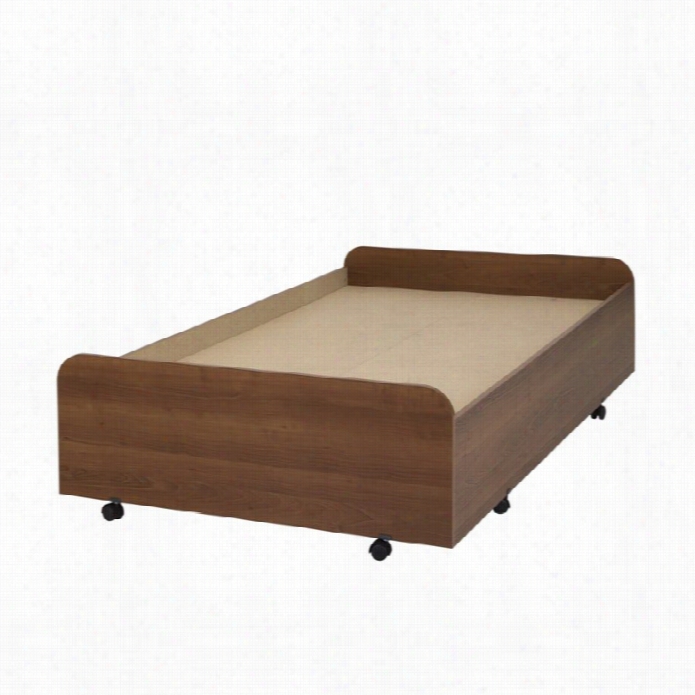 Soith Shore Mobby Twin Trundle Bed With Casters In Morgan Hcerry