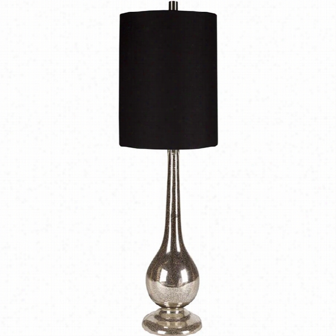 Surya Glass Table Lamp In Bblack