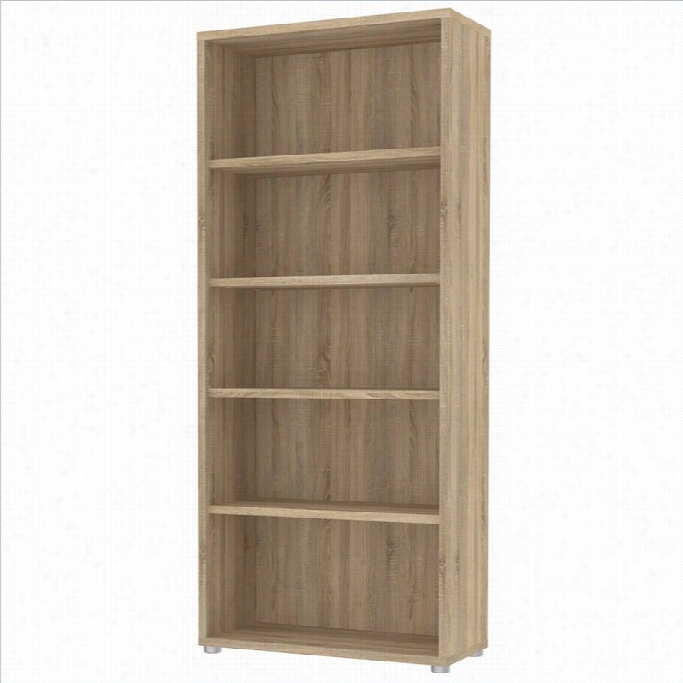 Tvillum Structure 5 Shelf Wide Bookcase In Oak Structure