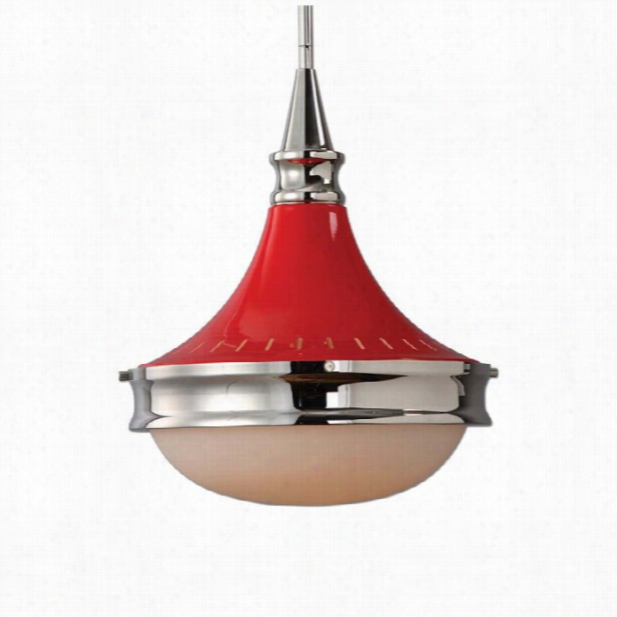 Uttermost Cherry 1 Li Ght Red Pendant