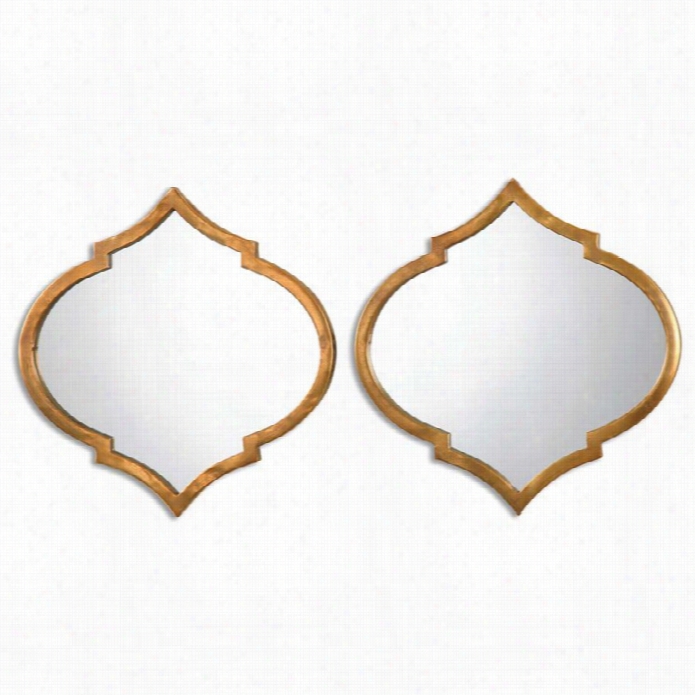 Uttermost Jebel Antique Gold Mirrors (set Of 2)