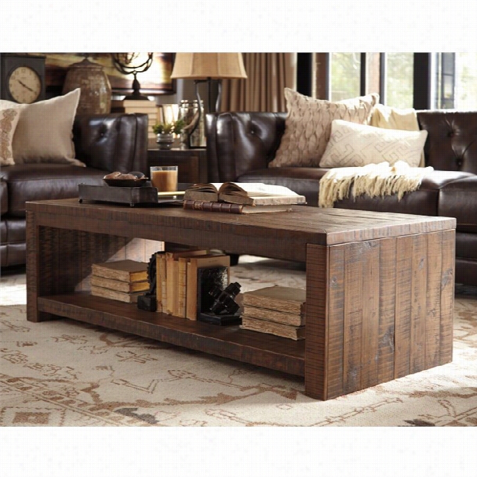 Ashley Larroni Rectangular Coffee Table Inrustic Br Own