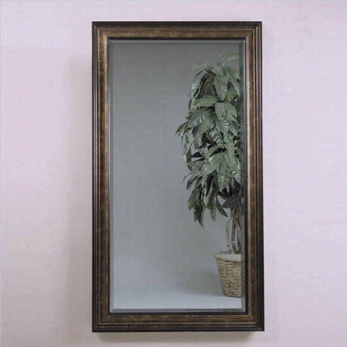 Bassett Mirror Beckett Leaner Mirror In Antique B Ronze