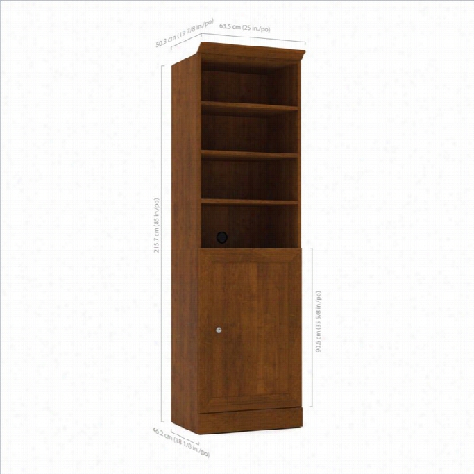 Besar Vers Atile 25' Storage Unit Wifh Door In Tuscany Brown