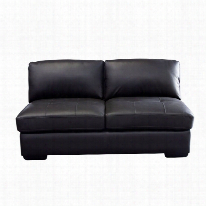 Diamond Sofa Urban Leather Loveseat In Mocca