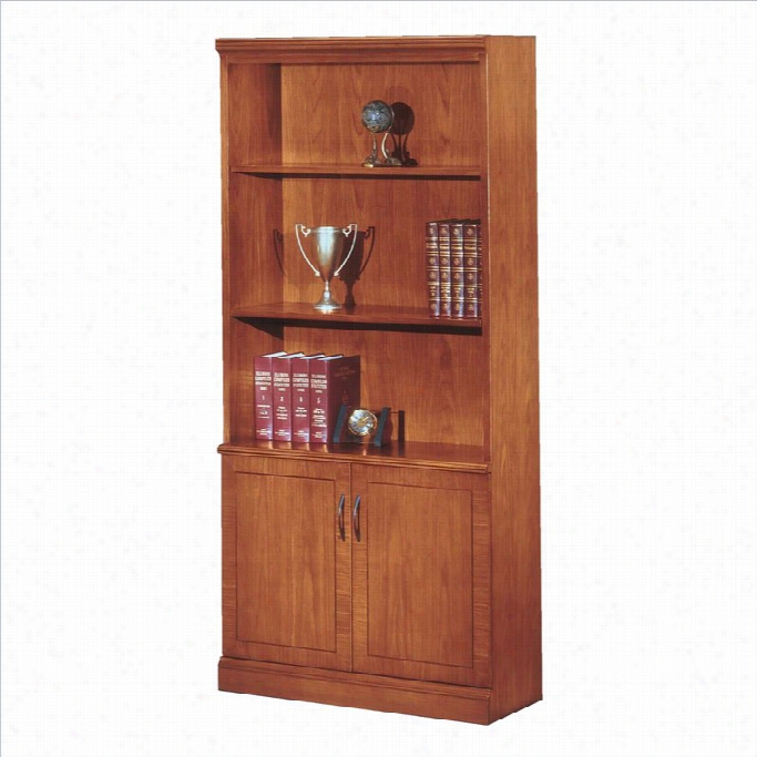 Dmi Belmont Bookcase With Cabinet-execuutive Cherry