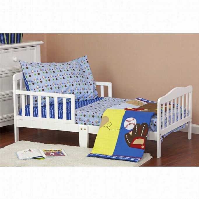 Dream  On Me All-star Athlete 4 Pc Toddler Bedding Set