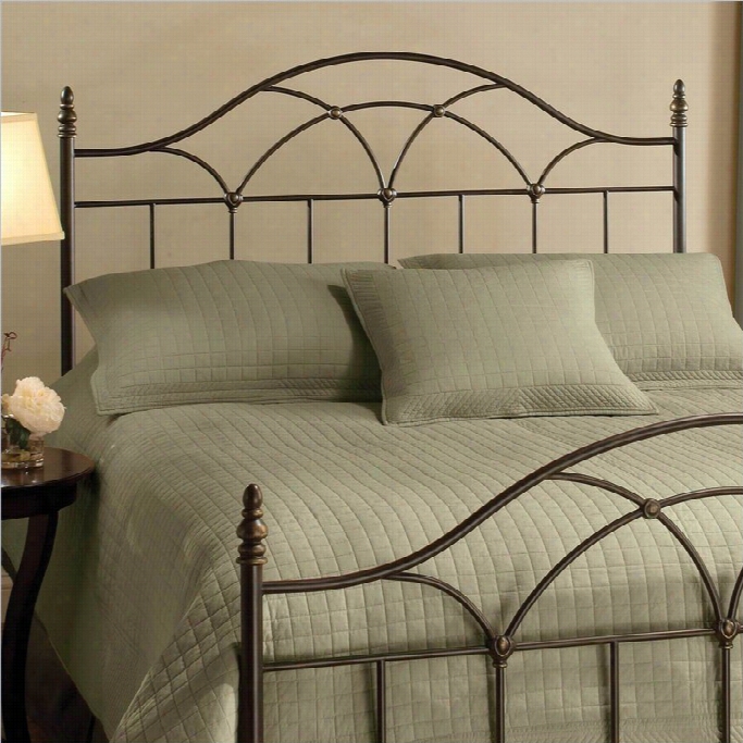 Hillsdale Aria Spindle Head Board In Brown-fjll/queen