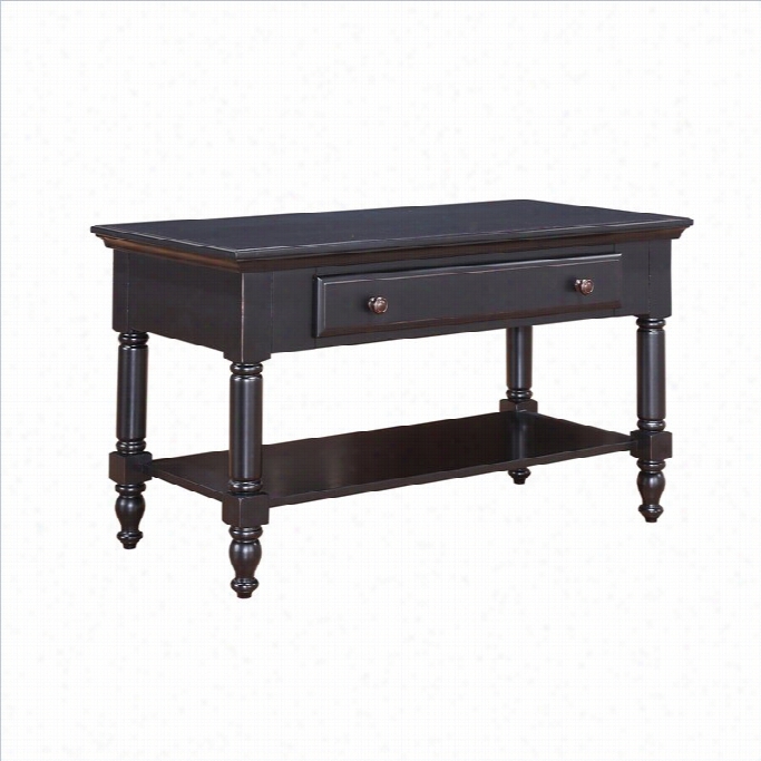 Homestr Renovation By Thomsville 1 Drawer Coffeee Table In Vintage Ebony