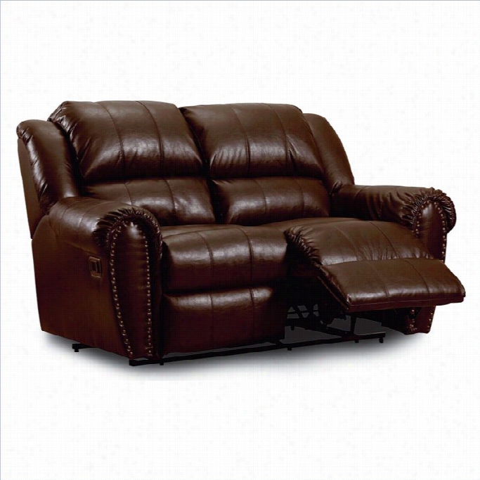 Lane Ffurniture Summerlin Double Reclining Loveseaat In Tri-tone Brown